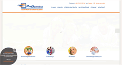 Desktop Screenshot of prodentica.pl